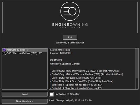 Then you’ll notice your esp (walls) turning off and back on. . Engineowning spoofer not working